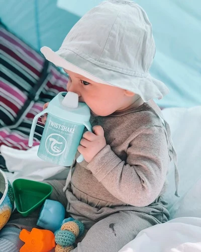 TWISTSHAKE Mini Cup Trinklernbecher mit Mundstück und Mixer 230 ml 4 m+