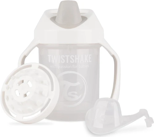 TWISTSHAKE Mini Cup Trinklernbecher mit Mundstück und Mixer 230 ml 4 m+