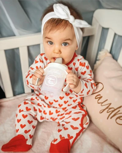 TWISTSHAKE Mini Cup Trinklernbecher mit Mundstück und Mixer 230 ml 4 m+