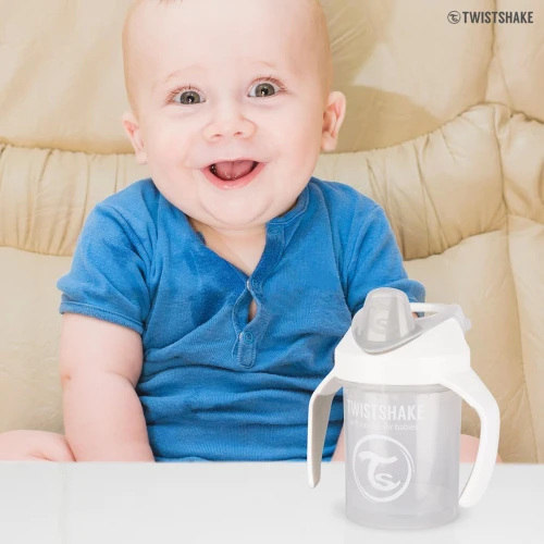 TWISTSHAKE Mini Cup Trinklernbecher mit Mundstück und Mixer 230 ml 4 m+