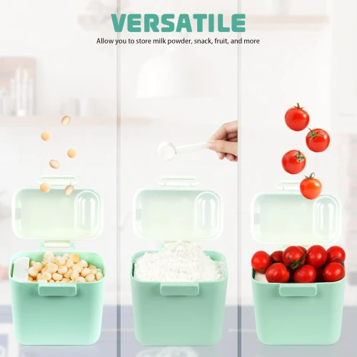 AOLSO Behälter für Babymilchpulver mit Messlöffel 0,46l