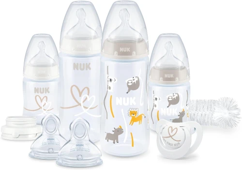 NUK Flaschenset Perfect Start Temperaturkontrolle 9tlg