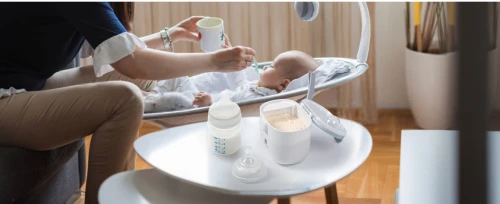 TERMICHY Behälter für Säuglingsmilch 500 ml 250 g + Messlöffel
