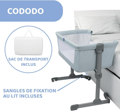 CHICCO NEXT2ME ESSENTIAL Beistellbett höhenverstellbar