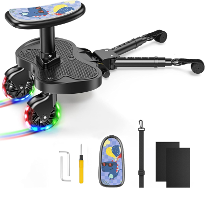 BUGGY BOARD dostawka do wózka uniwersalna do 25 kg KOŁA LED