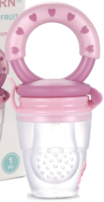 BEBI BORN Baby Fruchtsauger BeiĂźring 3-24m 3 MundstĂĽcke