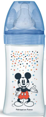 DODIE Flasche 270 ml 0-6 m Nippel 2 Äą Fluss MICKEY