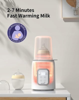GROWNSY 8in1 Sterilisator FlaschenwĂ¤rmer