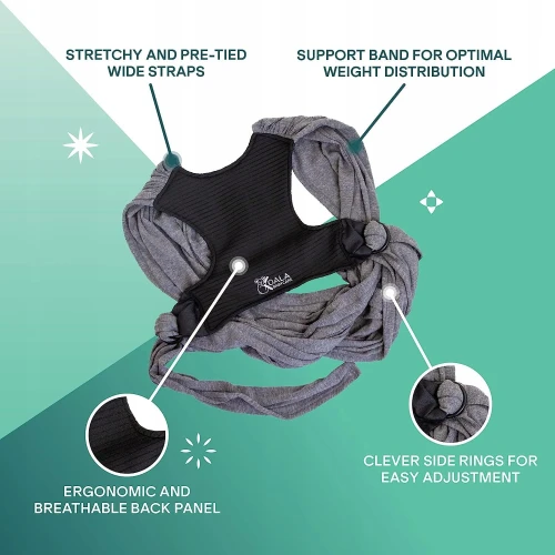 KOALA BABYCARE Tragetuch für Babys 2w1