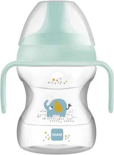 MAM Learn To Drink Cup Trinklernbecher mit Mundstück 190 ml 6 m+