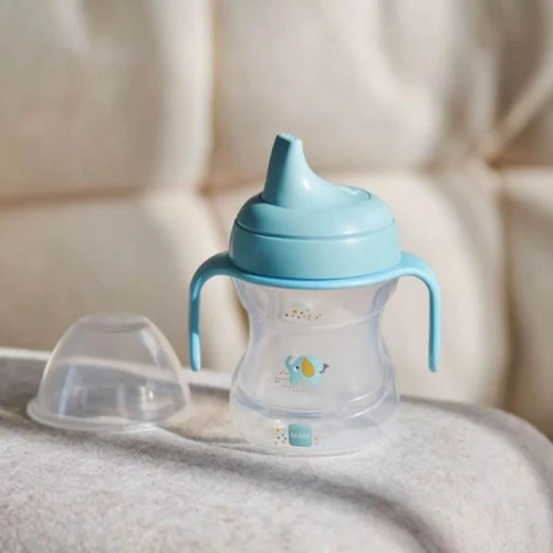 MAM Learn To Drink Cup Trinklernbecher mit Mundstück 190 ml 6 m+