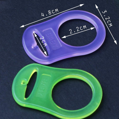 BABY Silikonhalter für Schnullerketten 8 Stück