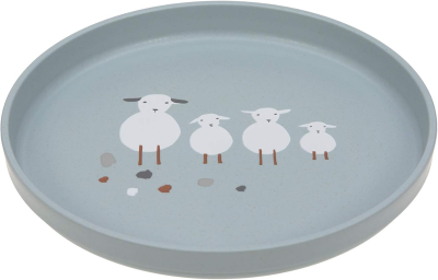 LASSIG Tiny Farmer Biokomposit-Teller 2 x 18 cm 6M+ SCHAFE