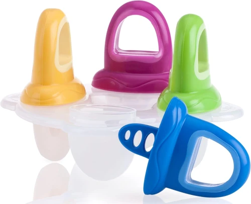 NUBY Eisformen in Schnullerform 4 Stück + Gefriertablett