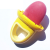 NUBY Eisformen in Schnullerform 4 Stück + Gefriertablett