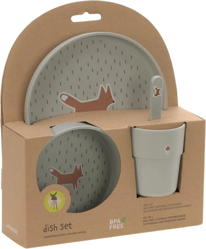 LASSIG Geschirrset ohne Melamin Little Forest Fox