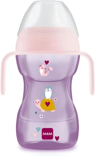 MAM Fun To Drink Cup Trinklernbecher mit Auslaufschutz 270 ml 8m+