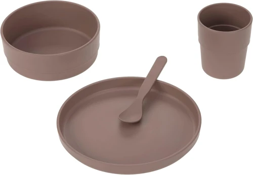 LASSIG Geschirrset ohne Melamin Choco