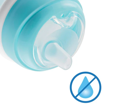 CHICCO Transition Cup Trinklernbecher mit Auslaufschutz, Trinkaufsatz und Griffen 200 ml 4M+