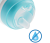 CHICCO Transition Cup Trinklernbecher mit Auslaufschutz, Trinkaufsatz und Griffen 200 ml 4M+