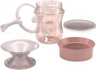 CHICCO Perfect Cup Trinklernbecher auslaufsicher 360 Grad Mundstück 200 ml 12 Monate+