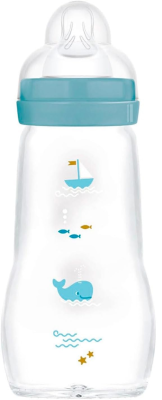 MAM Feel Good Glasflasche 260 ml 2 m+ Sauger 2