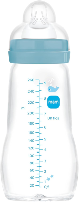 MAM Feel Good Glasflasche 260 ml 2 m+ Sauger 2