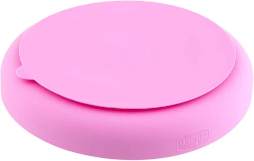 CHICCO Easy Menu Silikonteller mit Saugnapf, dreigeteilt, 12M+