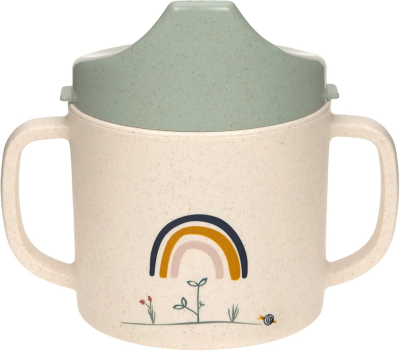 LASSIG Sippy Cup Garden Explorer Trinklernbecher mit Mundstück 150 ml 6 m+