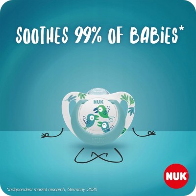 NUK STAR Day&amp;Night Beruhigungssauger x4 18-36 Monate