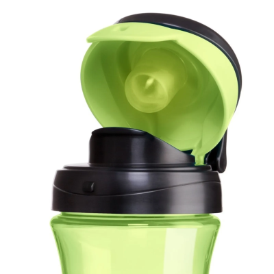 CHICCO Kinder Trinkflasche Becher mit hartem Mundstück 350 ml 2 Jahre+ schneller Durchfluss