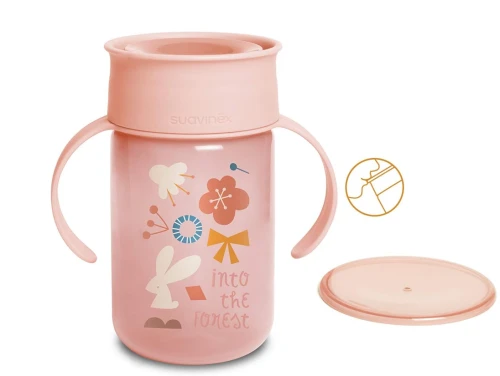 SUAVINEX Trainer Cup AUSLAUFSICHERER BECHER 360° 340 ml