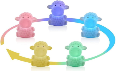 MINILAND Night Sheep LED Nachtlampe 5 Farben 12,5 cm