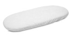 FROTTEE-SPANNBETTLAKEN FÜR KINDERWAGEN WEISS 35X75