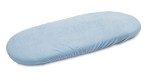 FROTTEE-SPANNBETTLAKEN FÜR KINDERWAGEN BLAU 35X75