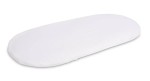 WASSERDICHTES JERSEY-SPANNBETTLAKEN FÜR KINDERWAGEN WEISS 35X75