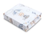 BEDRUCKTES SPANNBETTUCH FLUG DURCH DIE WOLKEN 60X120CM