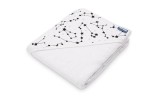BADEUMSCHLAG KREPP 100X100 WEISS