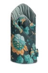 VELVET-BABYNEST PARADISE SMARAGDGRÜN 75x75