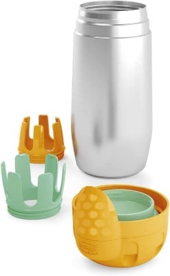 CHICCO Thermos aus Stahl + 2 Flascheneinsätze 2