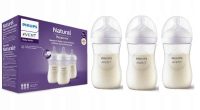 PHILIPS AVENT Natural RESPONSE Flasche 260 ml 1M+ x3
