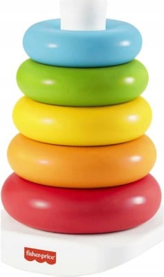 FISHER-PRICE Rock-a-Stack Stapelturm 5 Ringe 21 cm