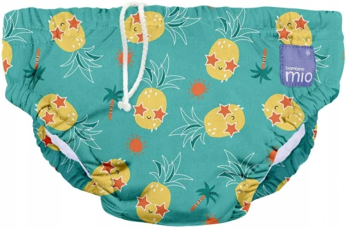 BAMBINO MIO Schwimmwindel Ananas 6-12 Monate