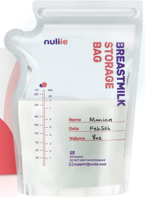 NULIIE Aufbewahrungsbeutel für Muttermilch 50 Stück