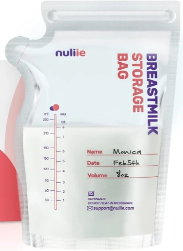 NULIIE Aufbewahrungsbeutel für Muttermilch 50 Stück