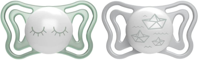 CHICCO PhysioForma Schnuller x2 16-36m LEUCHTEND