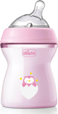 CHICCO NaturalFeeling Flasche 250 ml 2 m+ mittlerer Durchfluss