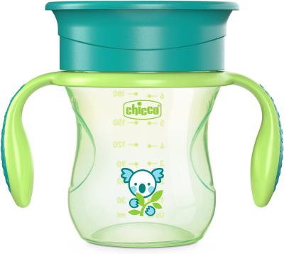 CHICCO Perfect Cup Trinklernbecher auslaufsicher 360-Grad-Trinkrand 200 ml 12 Monate+