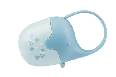 529/02 SCHNULLERBOX ELEFANT BLAU BabyOno