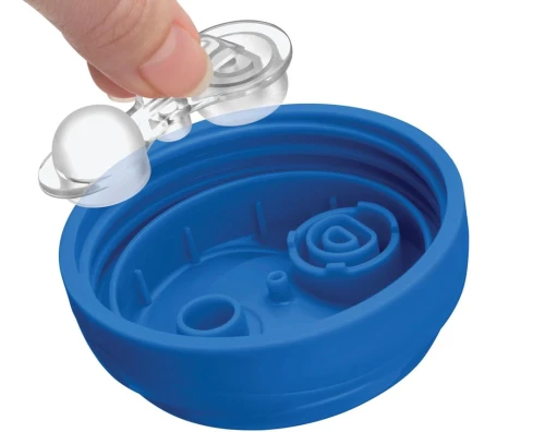 CHICCO Transition Cup Trinklernbecher mit Auslaufschutz, Mundstück und Griffen 200 ml 4M+